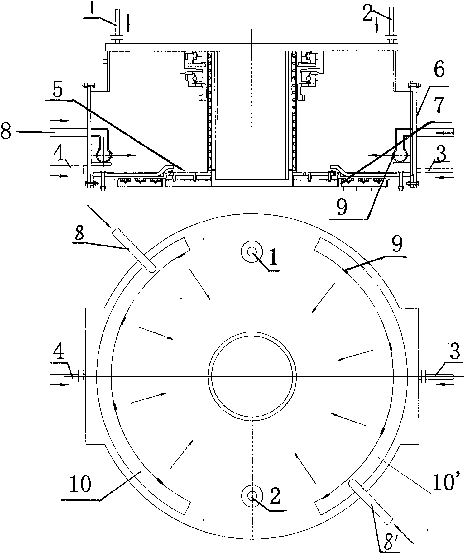 Sealing dustproof method and sealing dustproof device of bell-less furnace top gas seal box