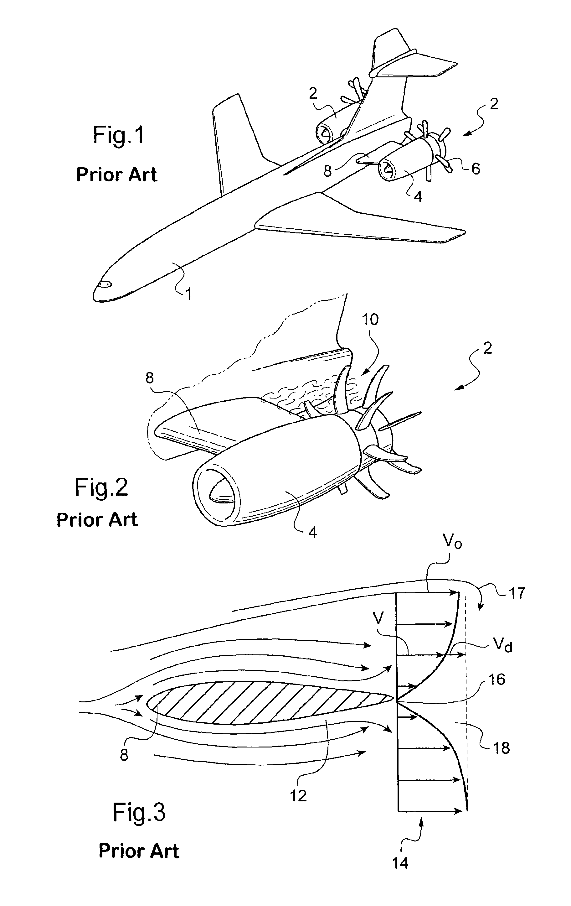 Streamlined profile reducing the speed deficit in its wake