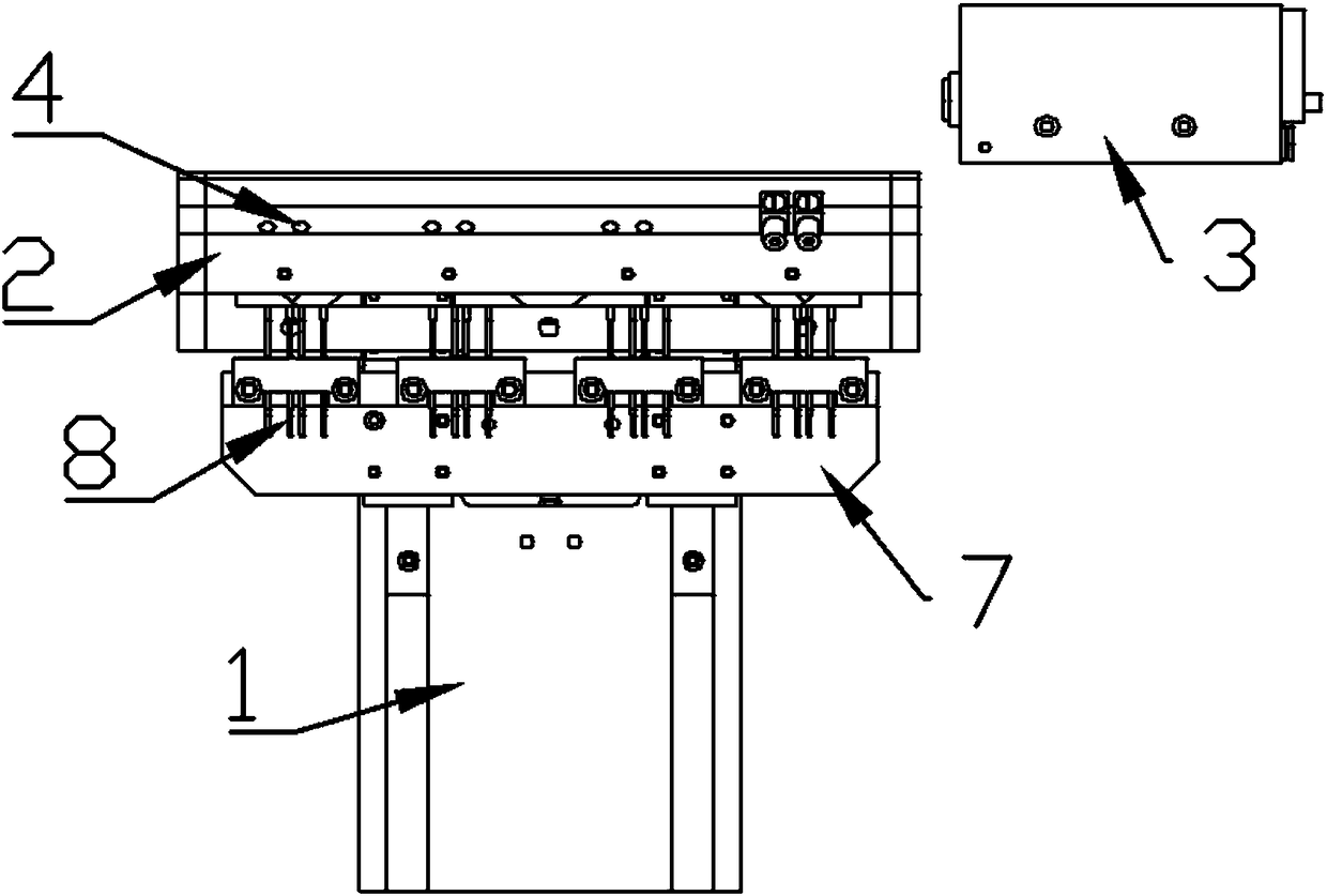 Electrostatic blowing foreign matter removing device