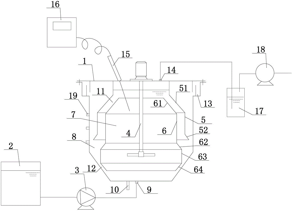 Quick enriching reaction equipment for anammox