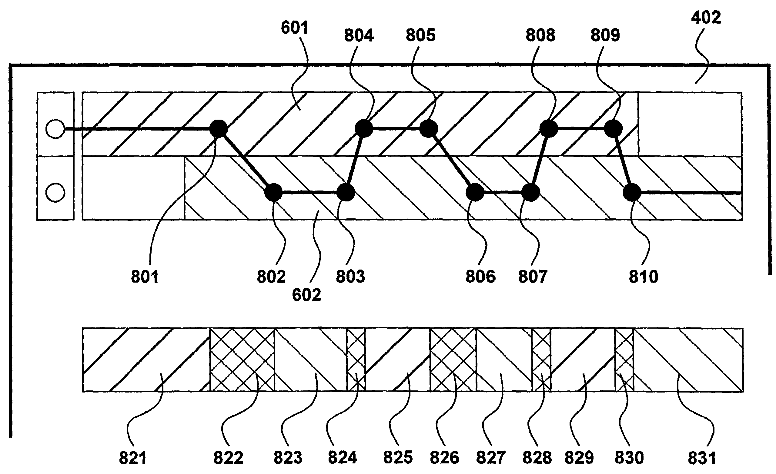 Displaying control points over a timeline