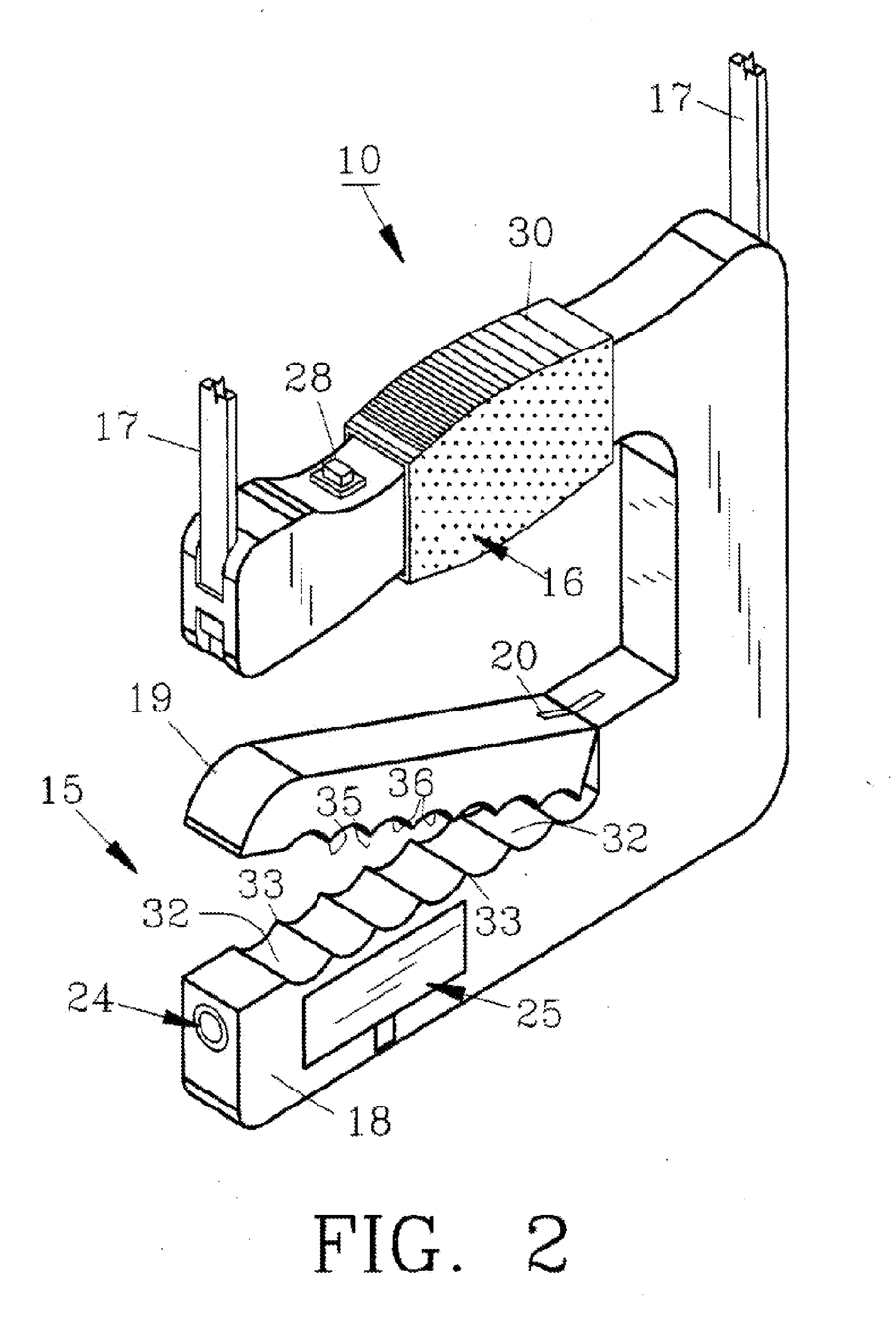 Bag gripper for plastic bag handles