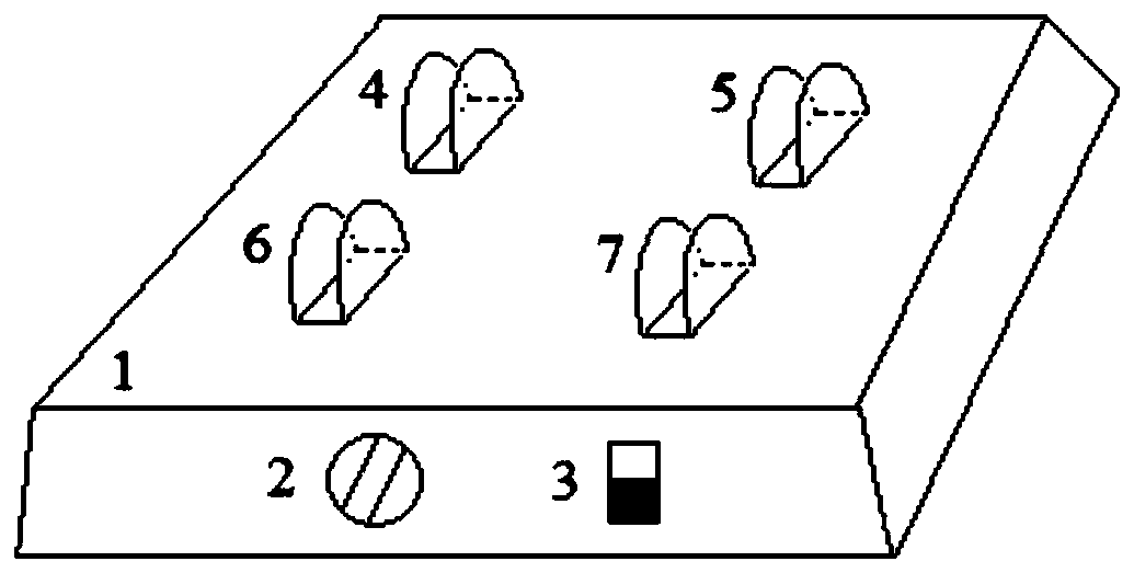 Test device for the rate and composition of gas released by calcium carbide dust when it is wet