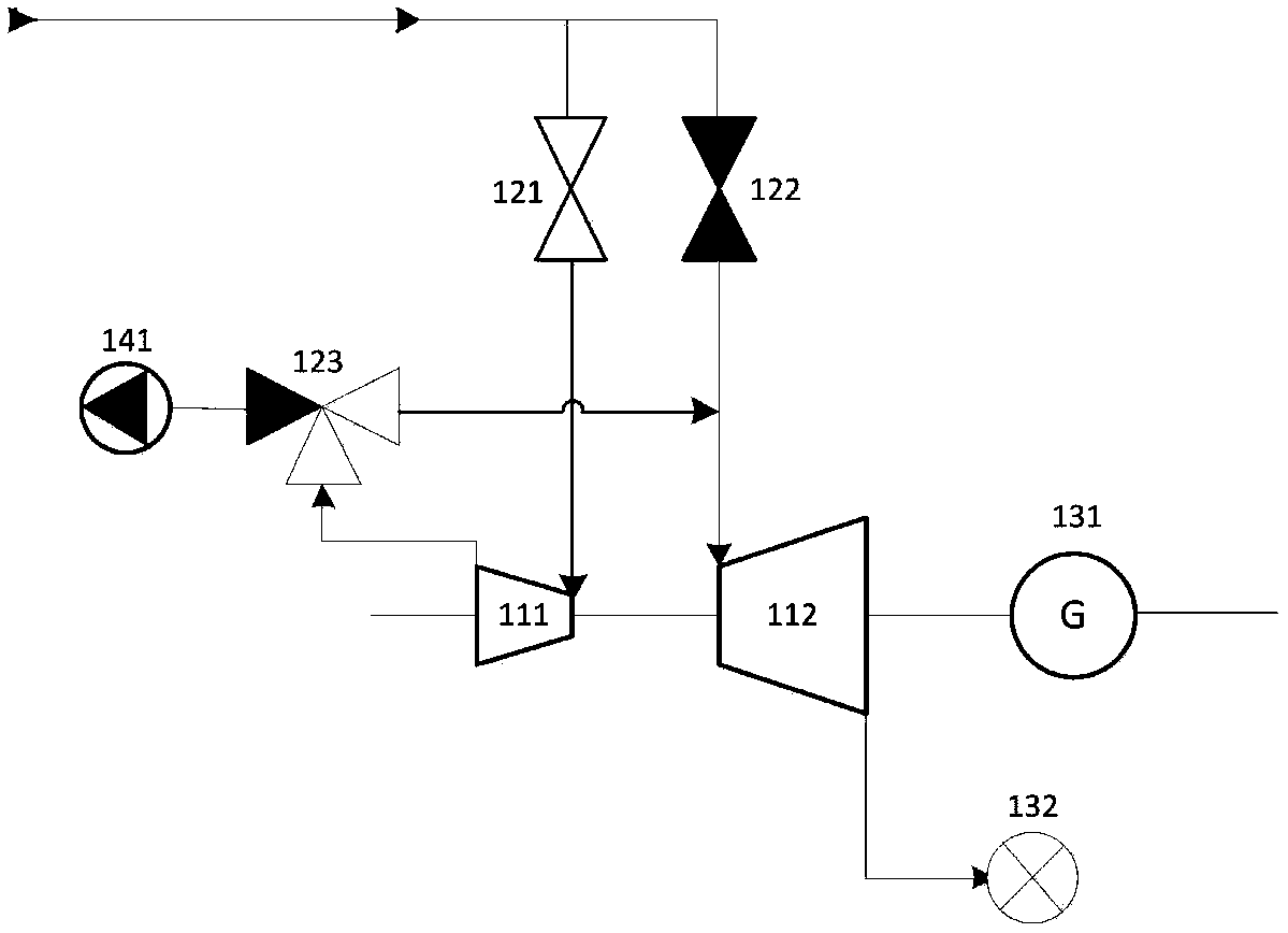 Novel bottom-mounted back pressure heat supply steam turbine and operation method thereof