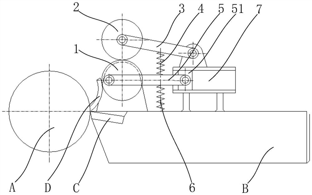 Vibration chip breaking device and lathe