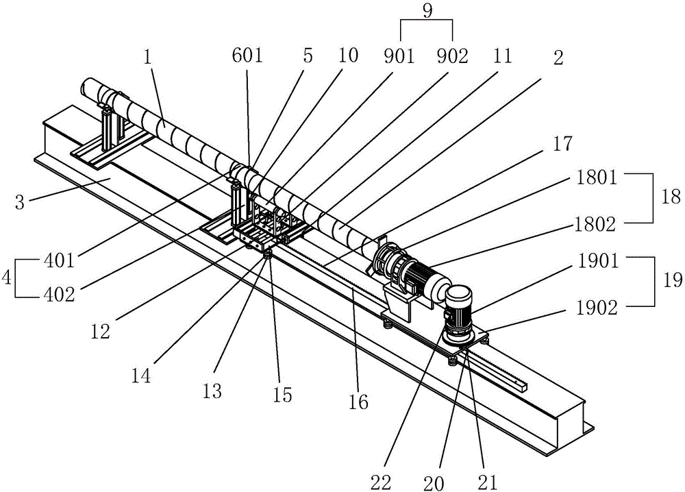 Assembly equipment for double-layer spiral duct