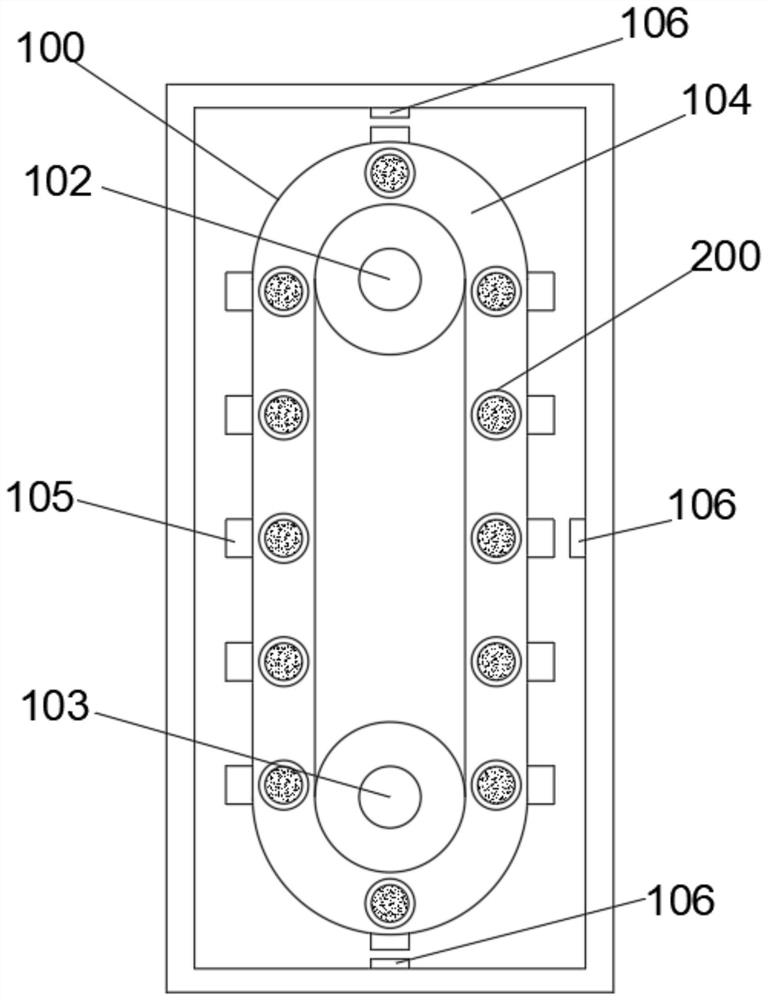 A device for removing sweet persimmon stalk