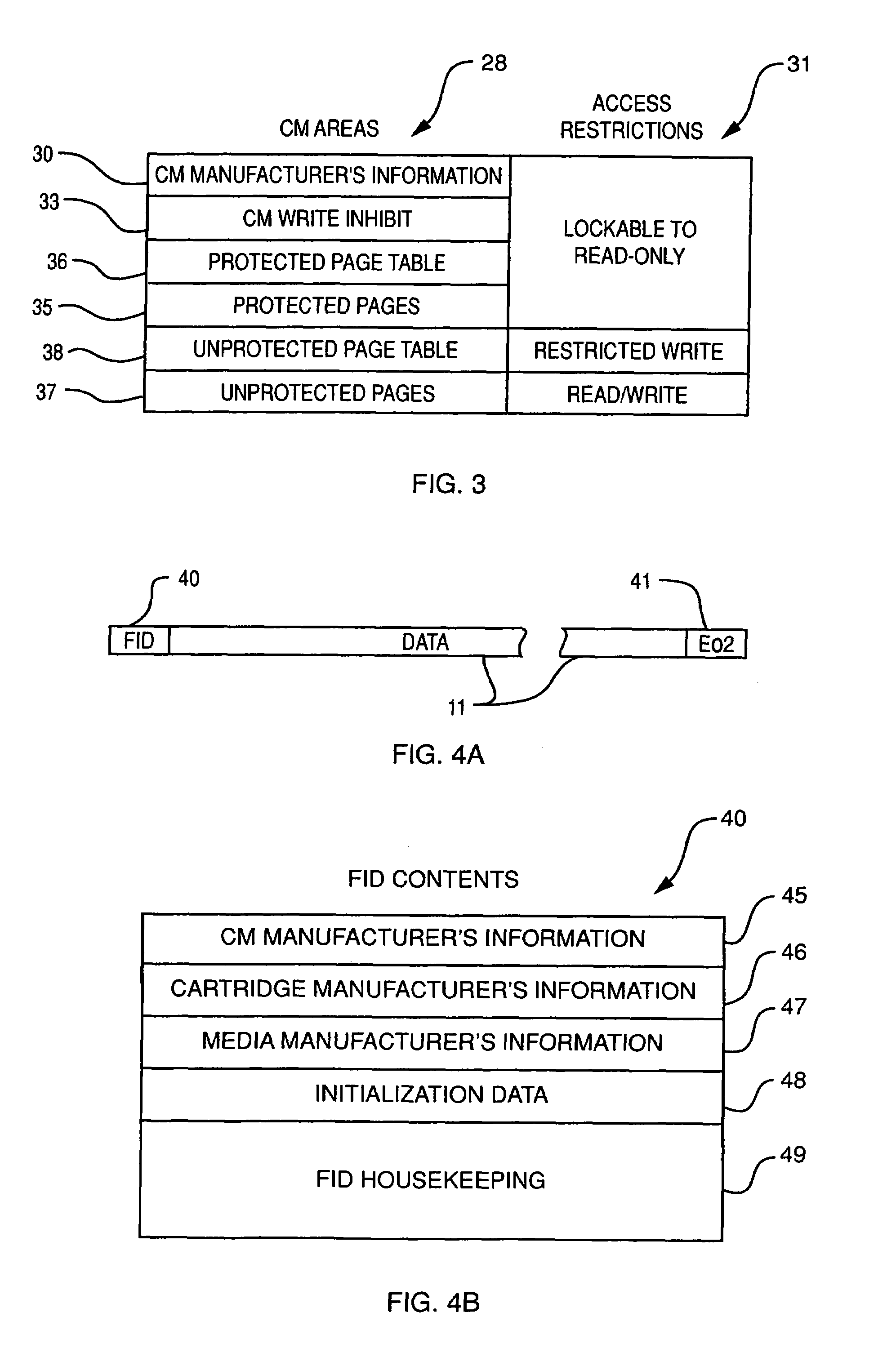 Tamper resistant write once recording of a data storage cartridge having rewritable media