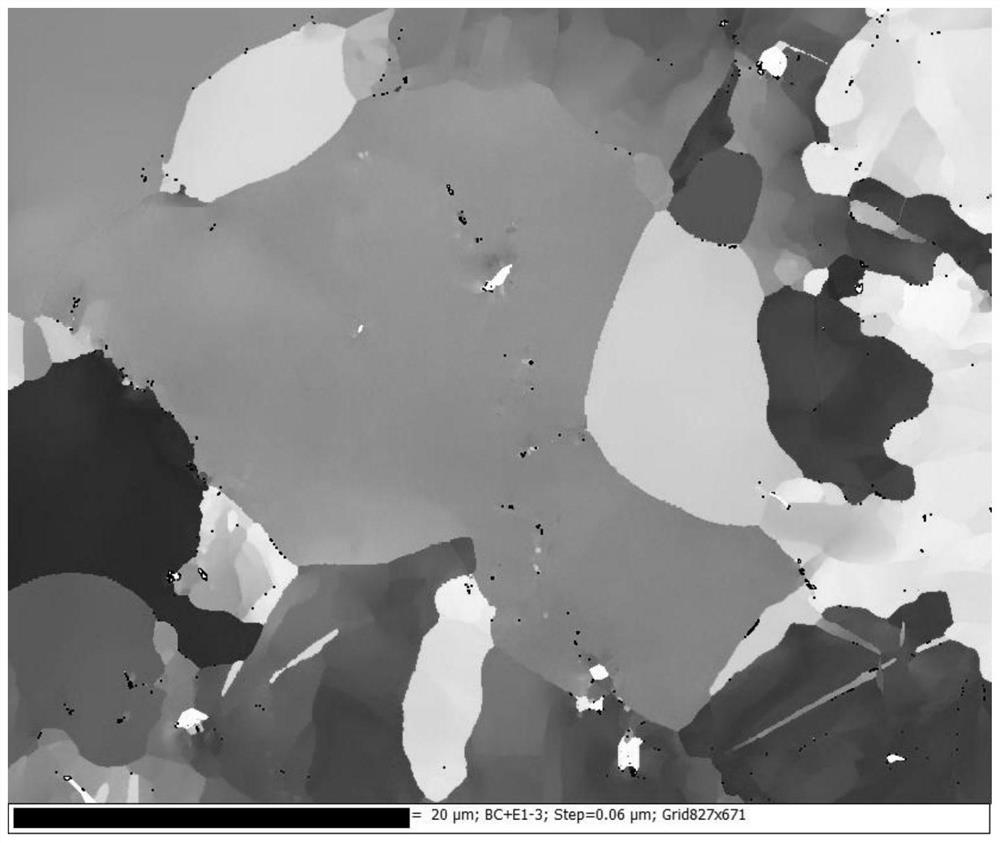 A kind of ultra-low temperature weak current control metal material EBSD sample preparation method