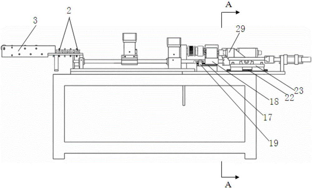 Unloading multi-station glasses tube integral forming machine