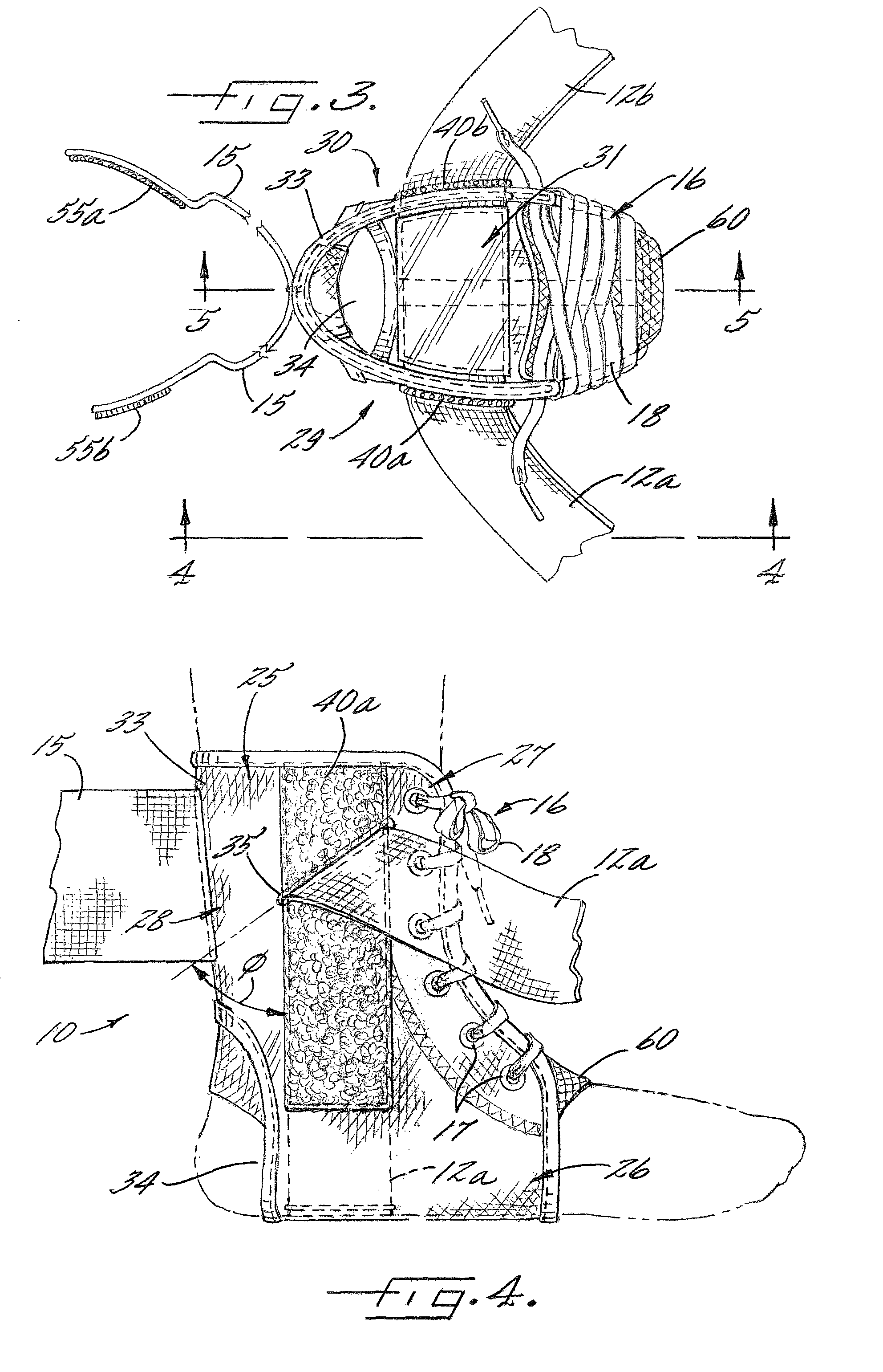 Ankle stabilizing apparatus having a dynamic cuff and stabilizing strap system