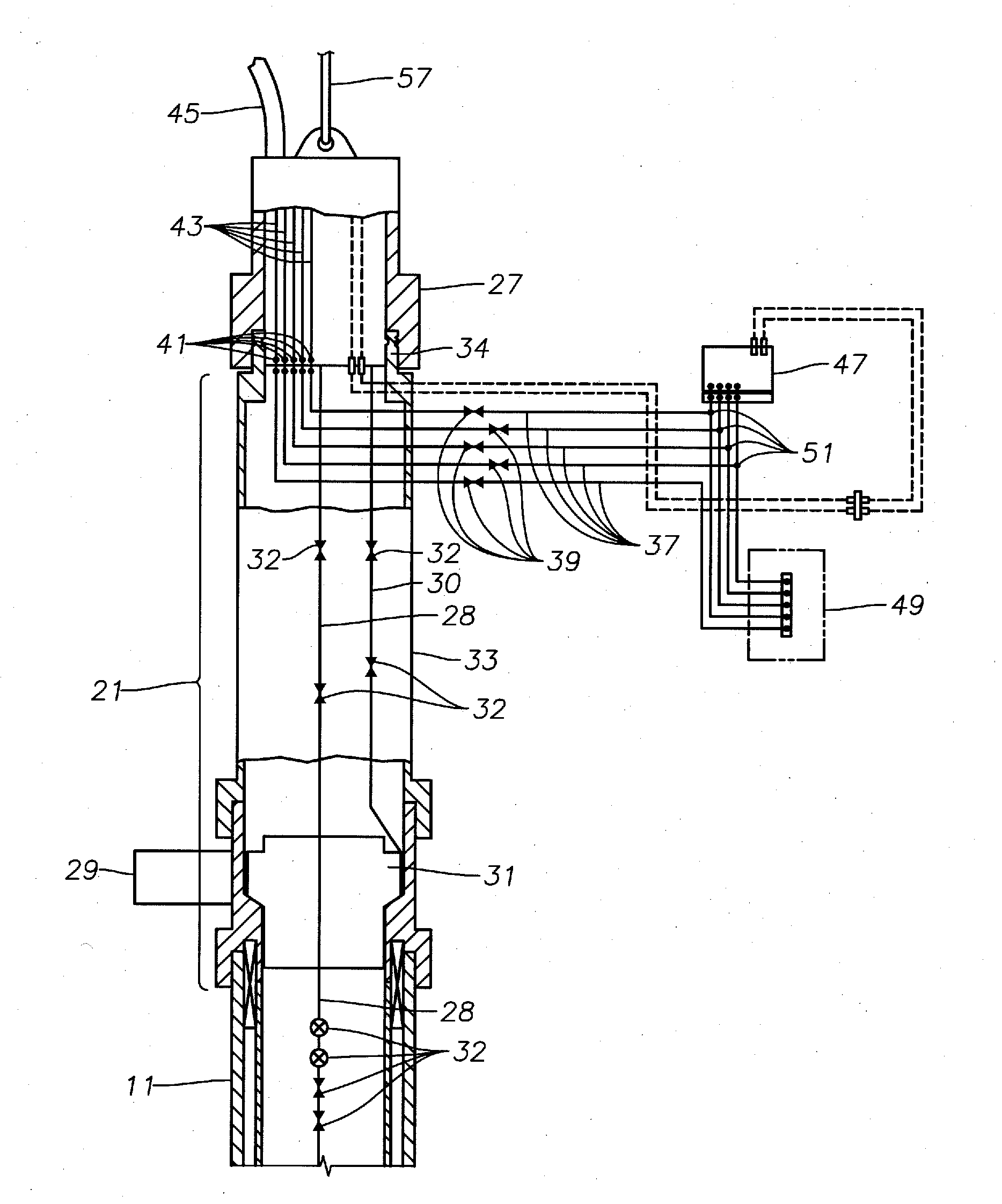 Vertical subsea tree assembly control