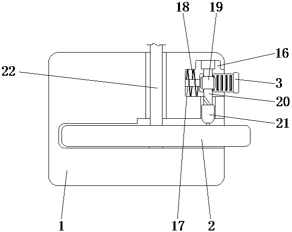 Fixable and adjustable mechanical spare and accessory part corner grinding device