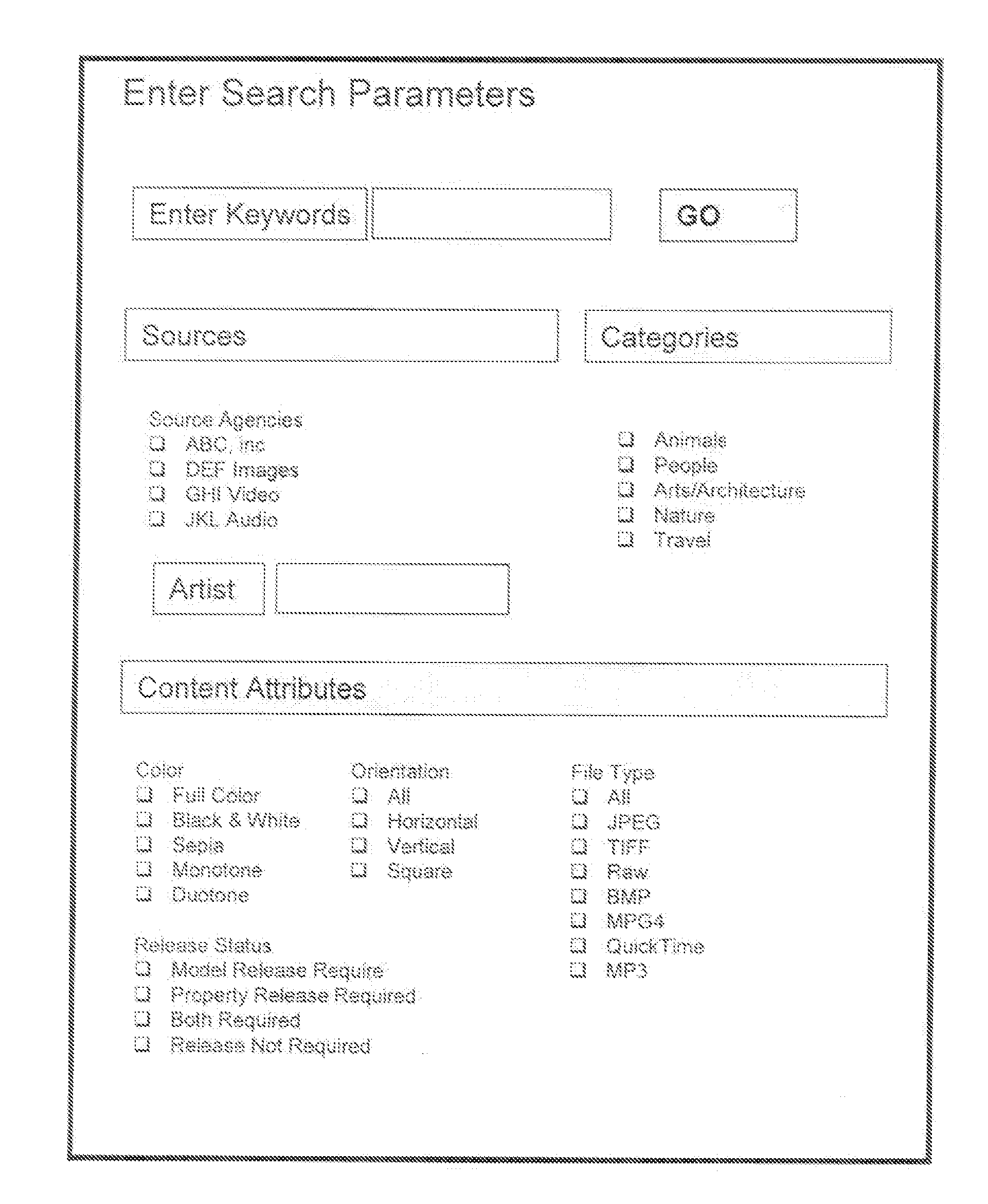 Methods of Creating and Displaying Images in a Dynamic Mosaic