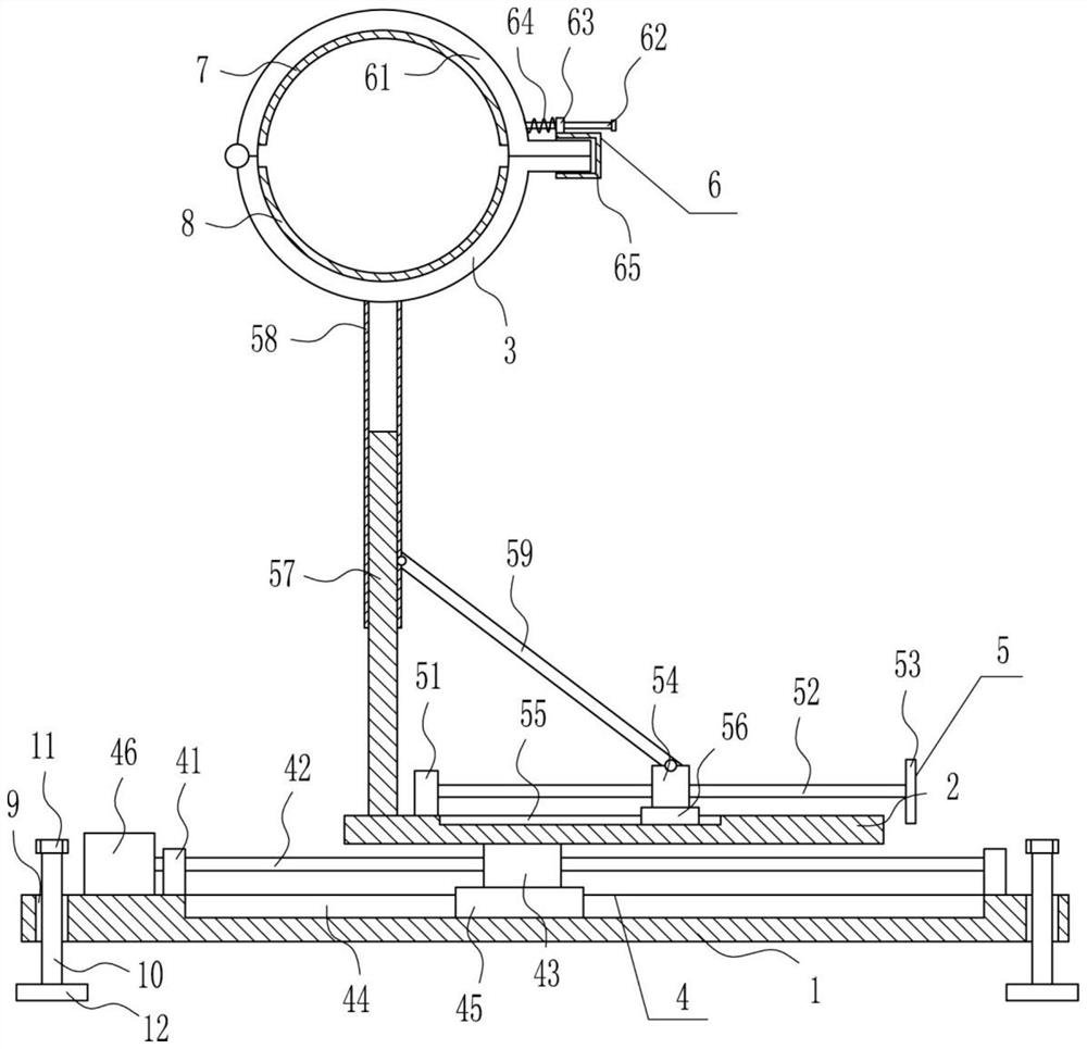 An easy-to-adjust support frame for oil pipeline installation