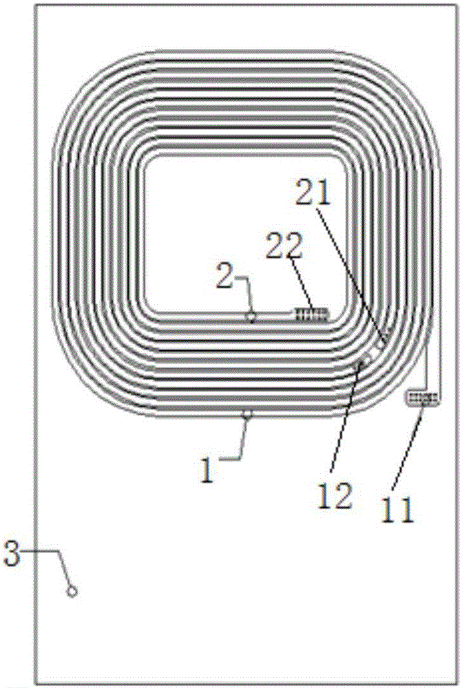 Multiplex device of near field communication (NFC) coil and wireless charging coil