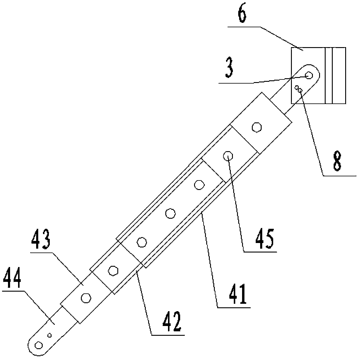 Support frame for climbing electric pole