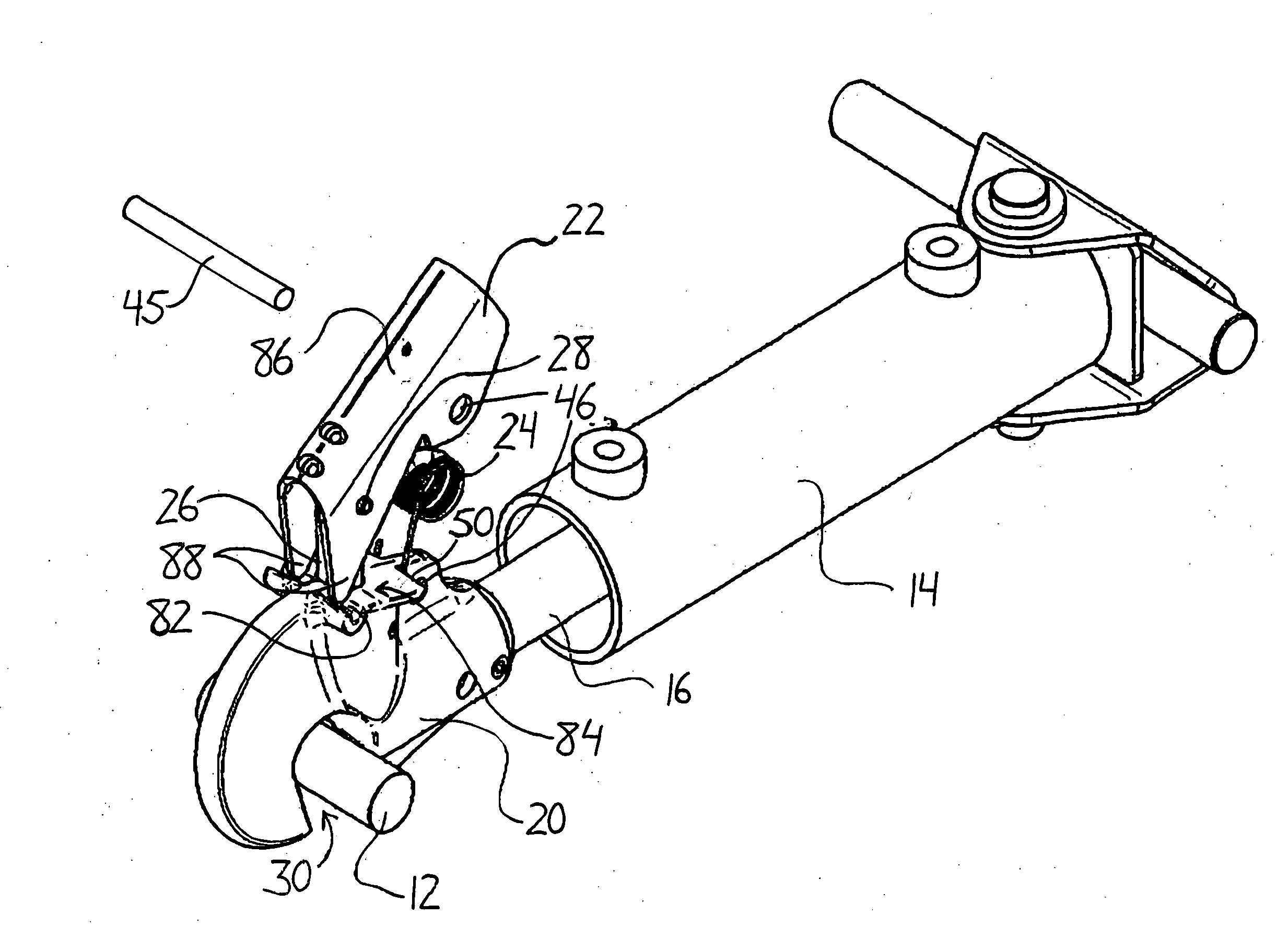 Self locking coupling device