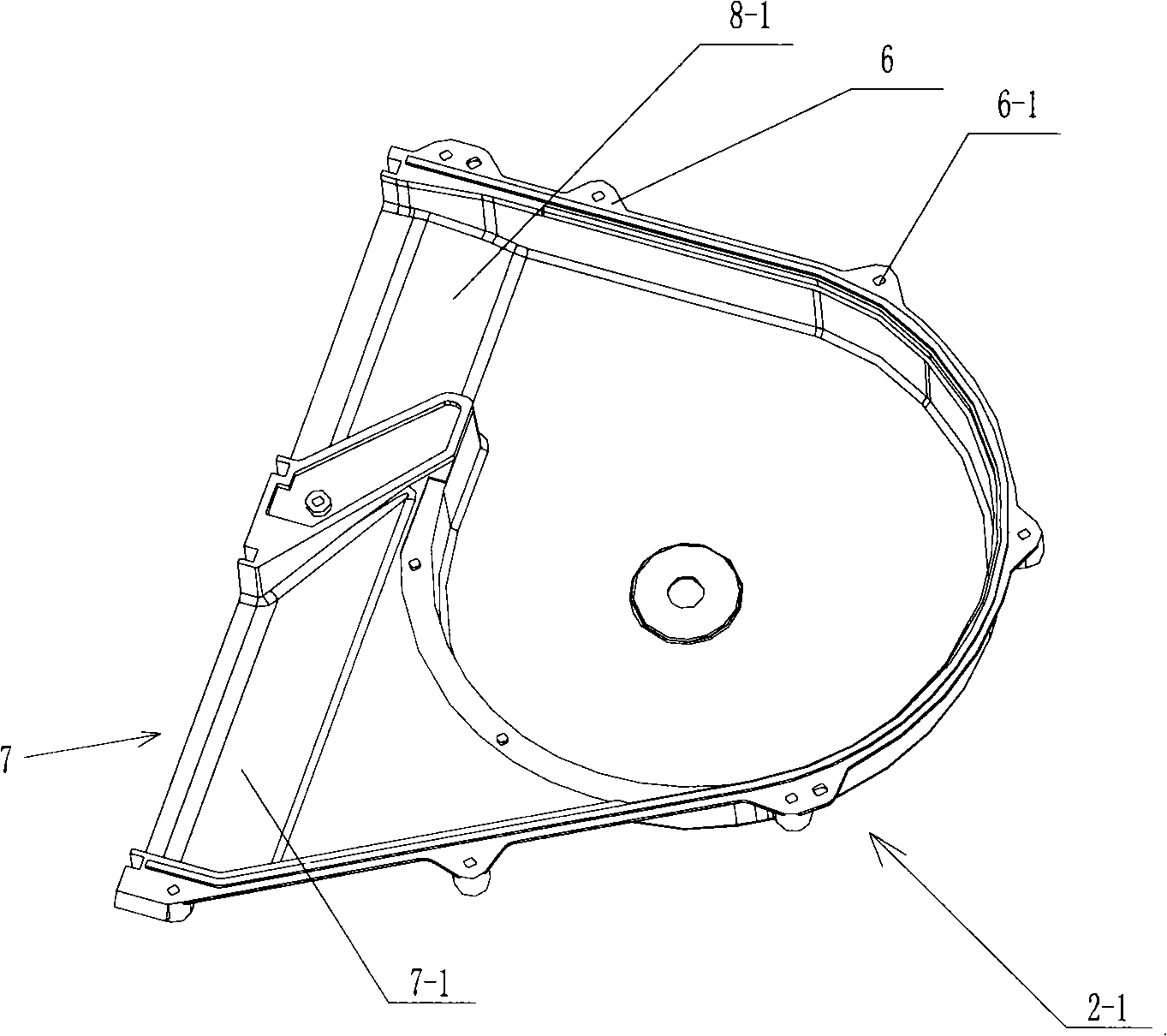 Blower fan and washing and drying integrated machine