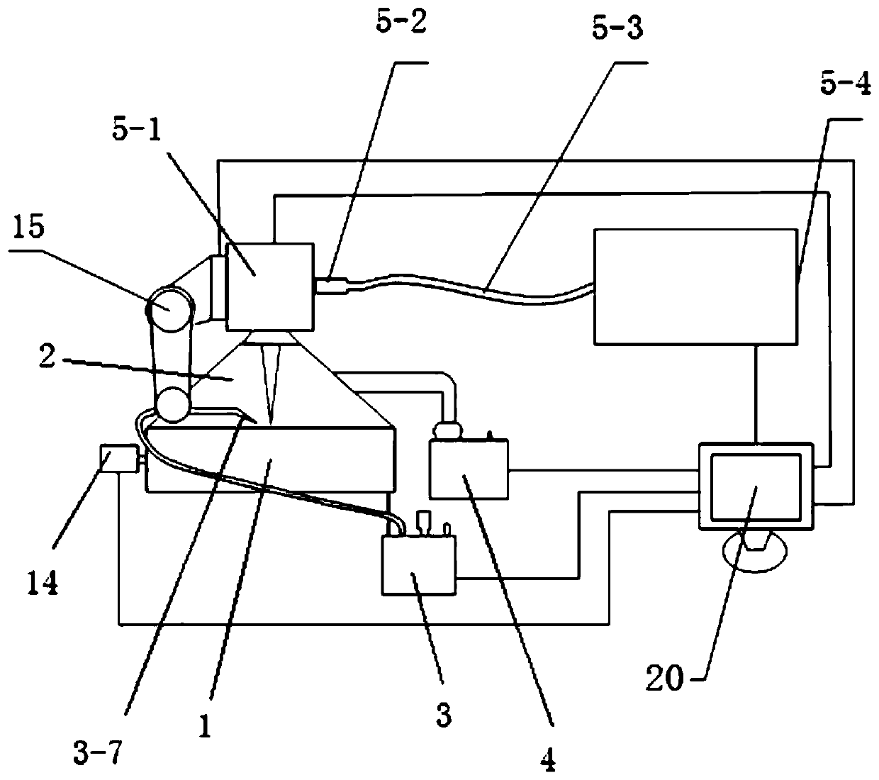 Aviation engine blade film hole processing device and working method