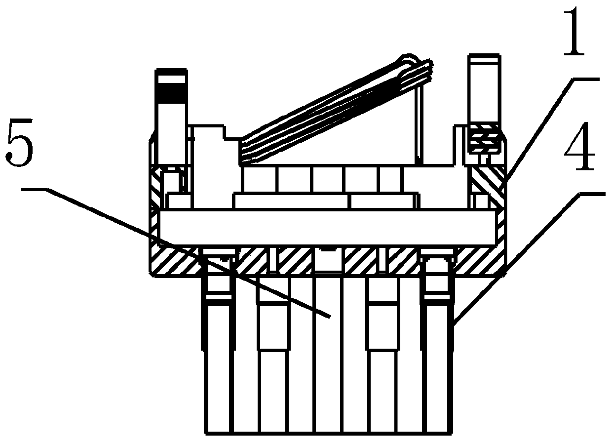 Detachable annular fuel test assembly