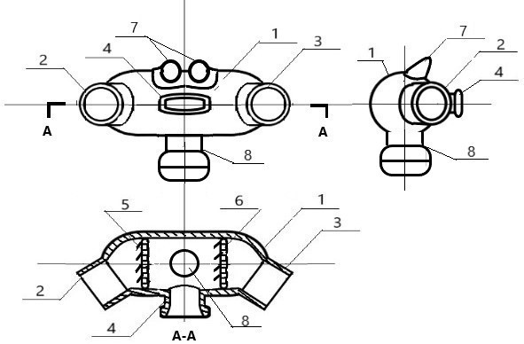 Underwater breathing equipment