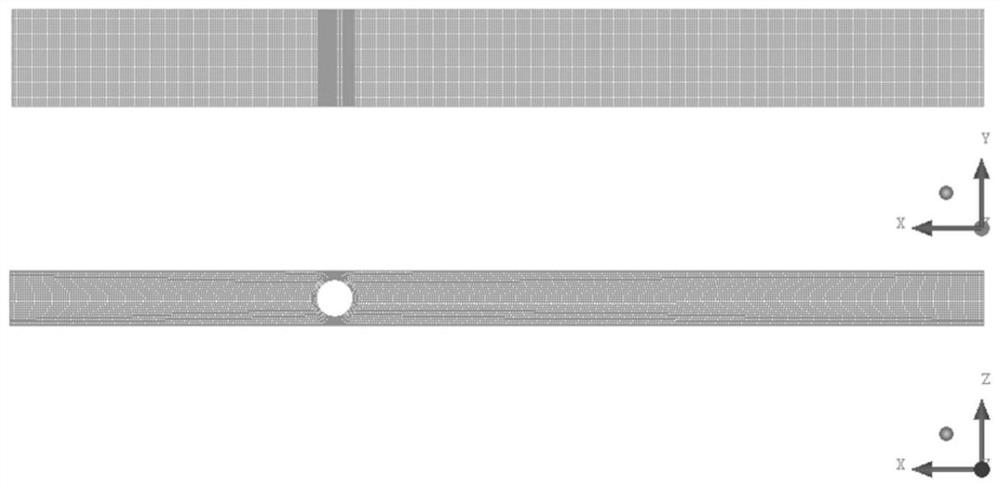 Channel flow measurement method based on scale effect of central cylindrical rectangular groove