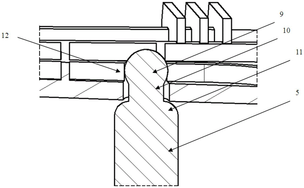 A profiling fixing tool for auto parts