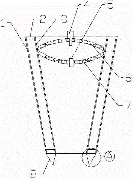 Shallow sea wind electricity facility force absorption pile