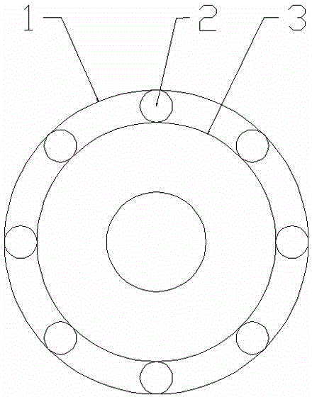 Shallow sea wind electricity facility force absorption pile