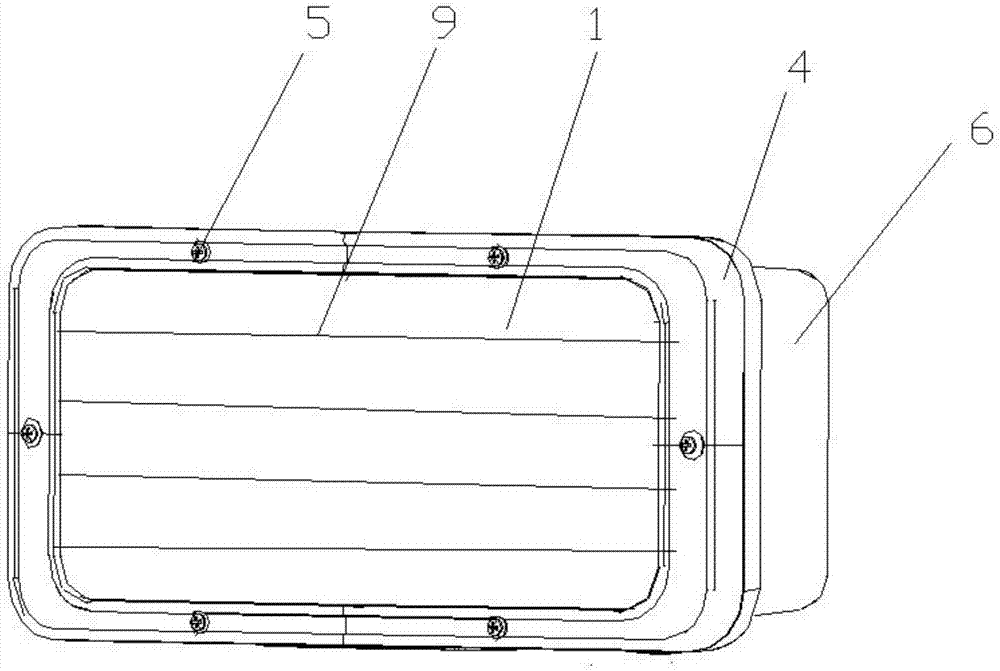 Anti-fogging and frost-prevention device of automobile lamp