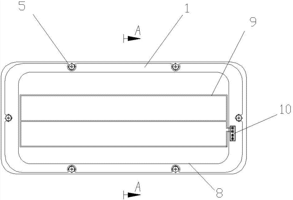 Anti-fogging and frost-prevention device of automobile lamp