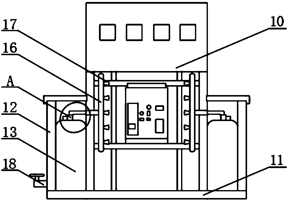 Industrial control protection system of electrical cabinet