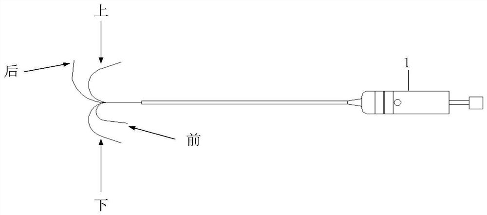 Bendable interventional probe and ultrasonic imaging device