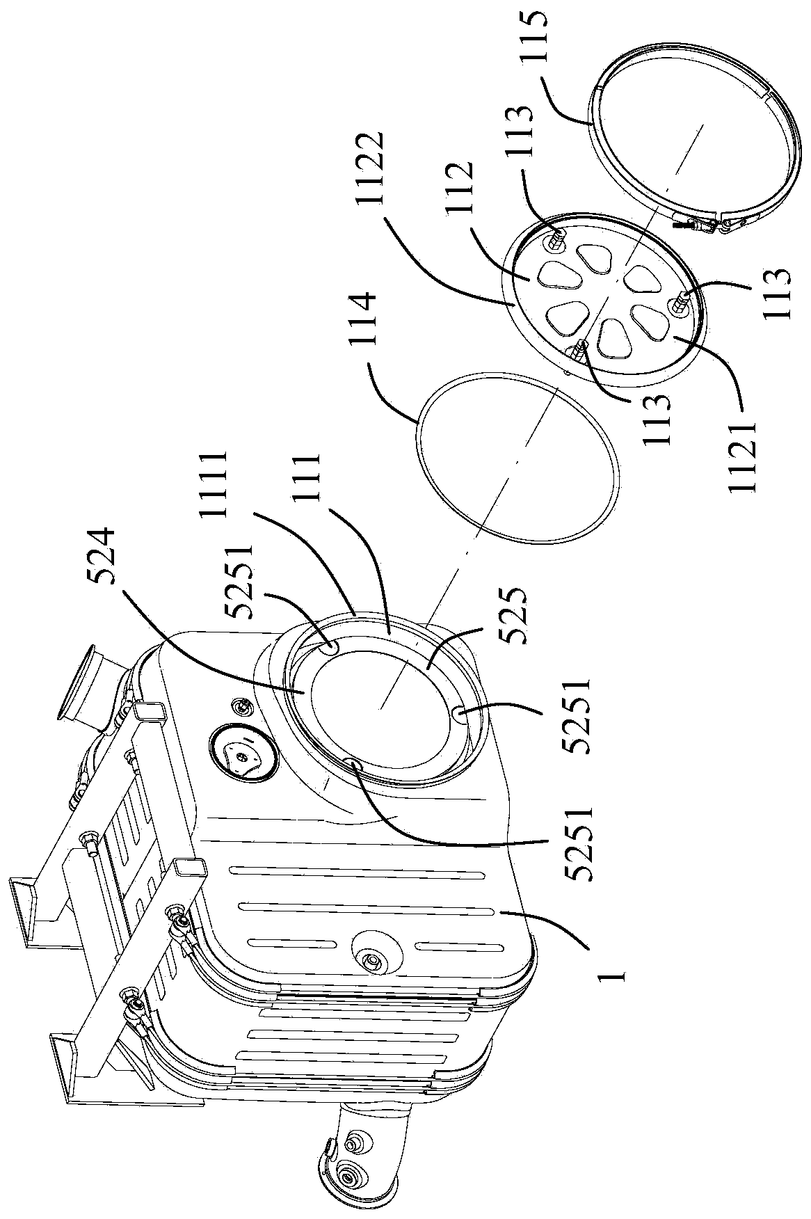 Tail gas post-treatment seal