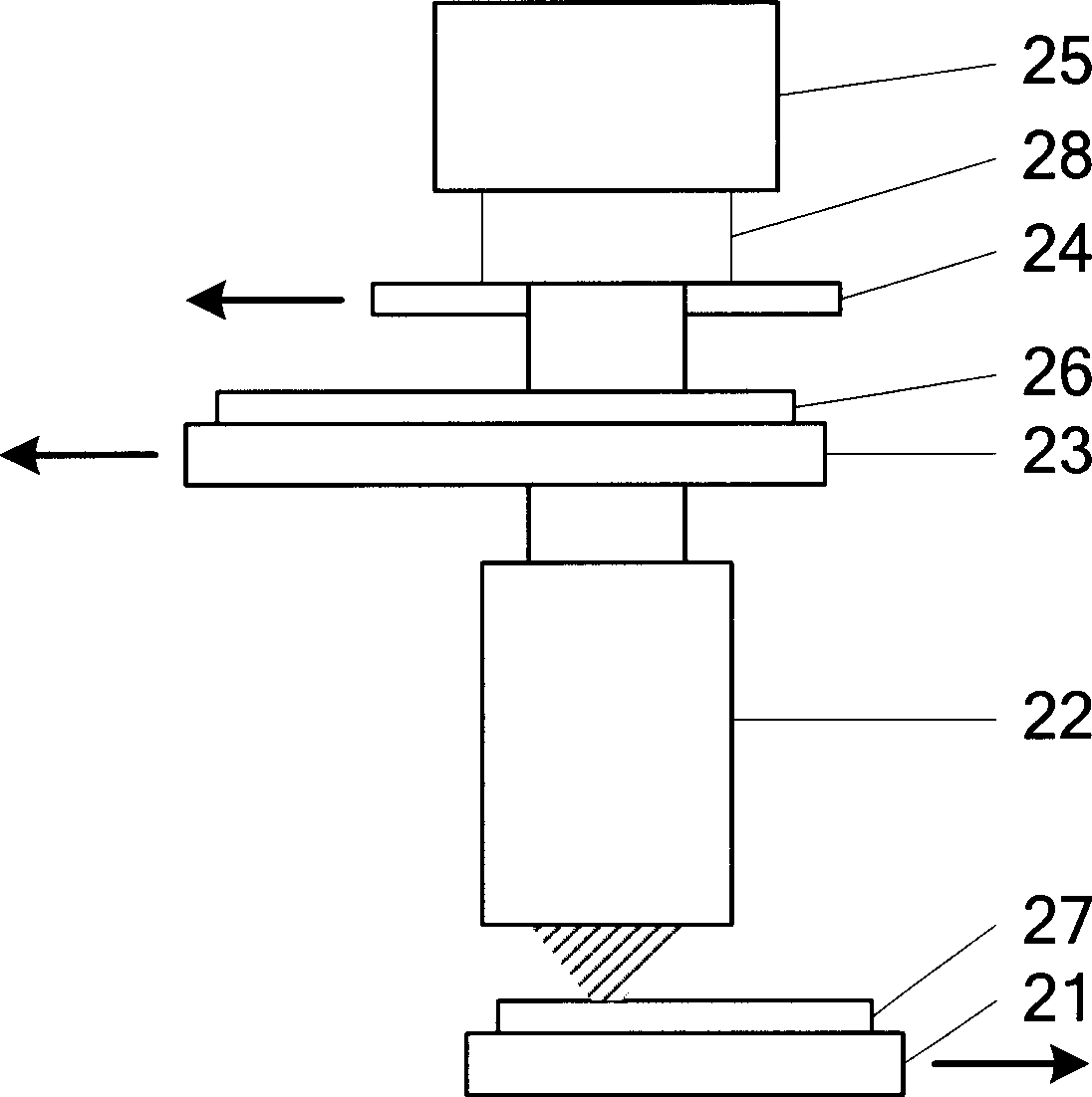 Method for keeping optical etcher high speed synchronous control time sequence signal completeness