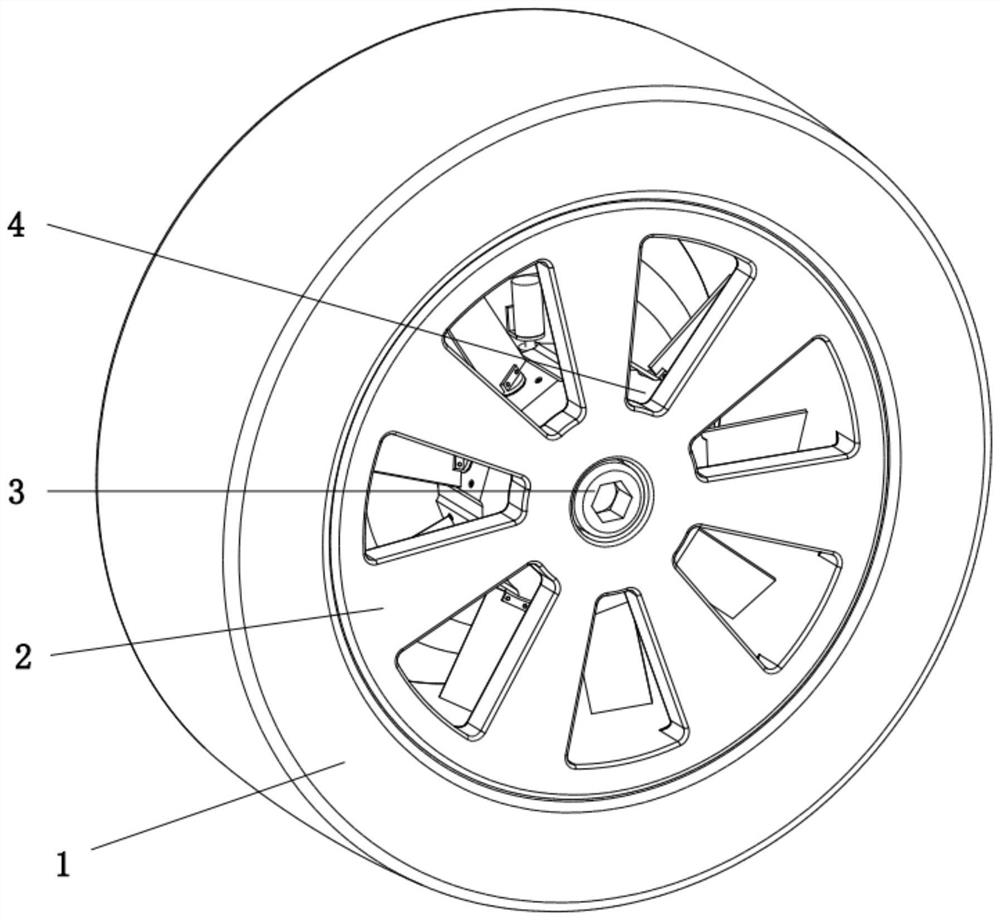 New energy automobile tire