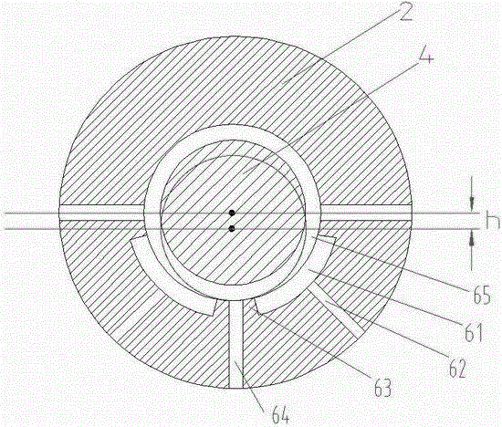 Designing method of constant-pressure oil supply type load-deflection resistance horizontal type servo oil cylinder