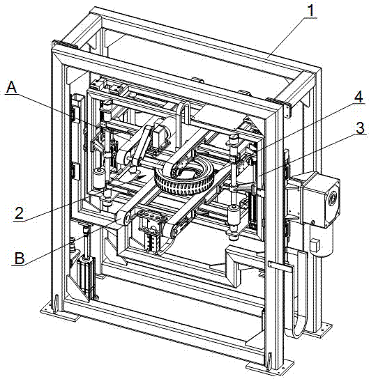 Tire overturning device