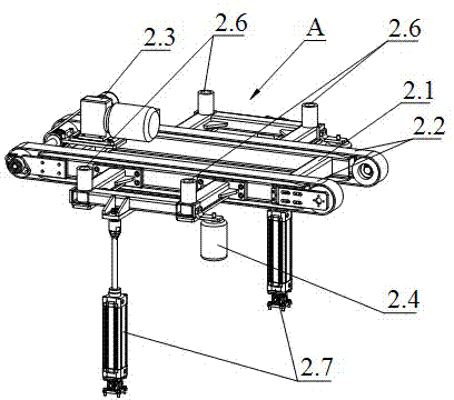 Tire overturning device