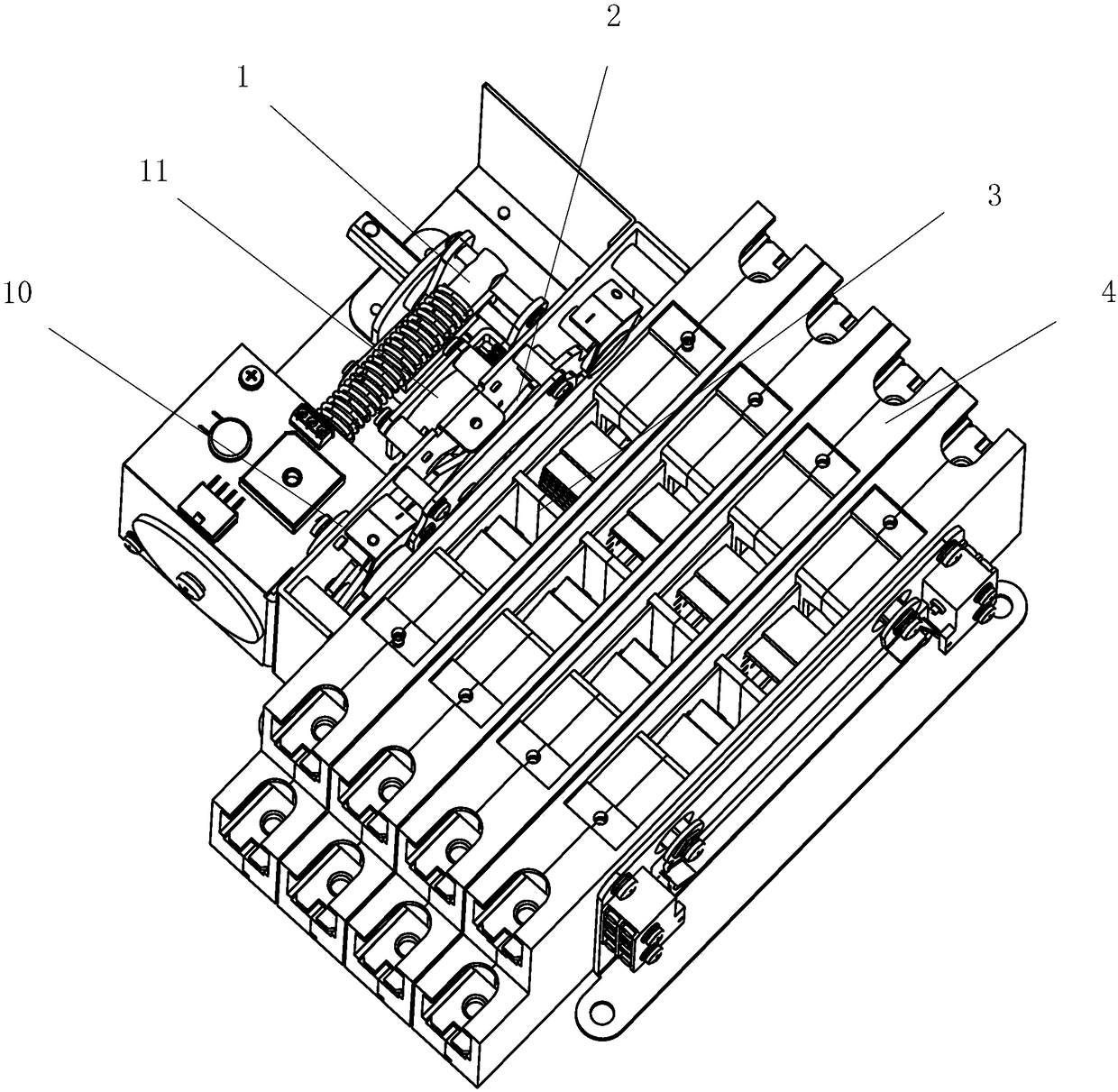 Large open-distance dual-power automatic transfer switch