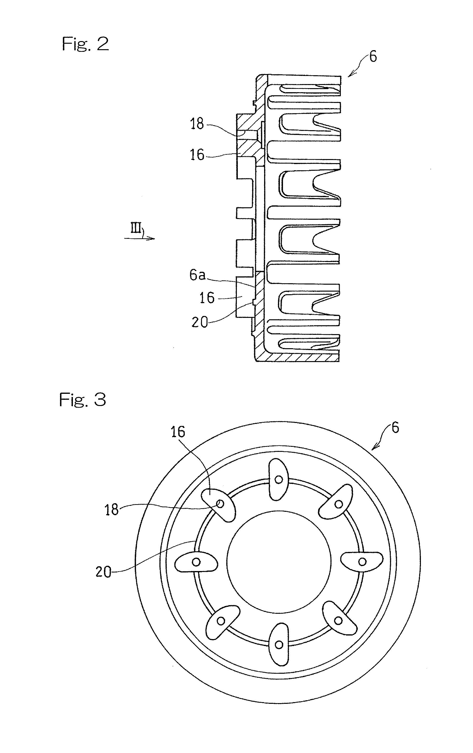 Damper structure for clutch