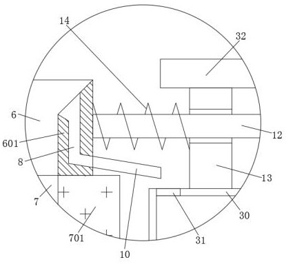 Cleaning device for excess glue overflowing during plywood bonding