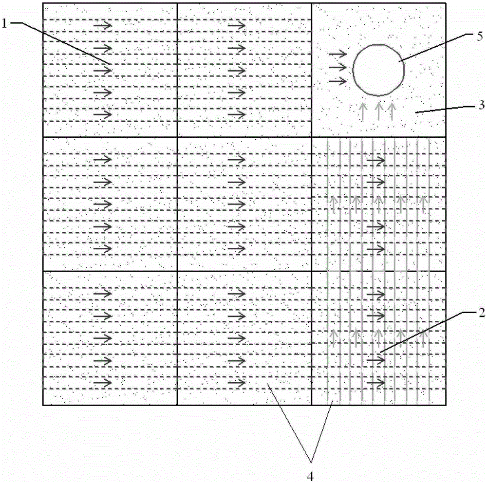 One-way guide water brick, two-way guide water brick and ground pavement structure using the same