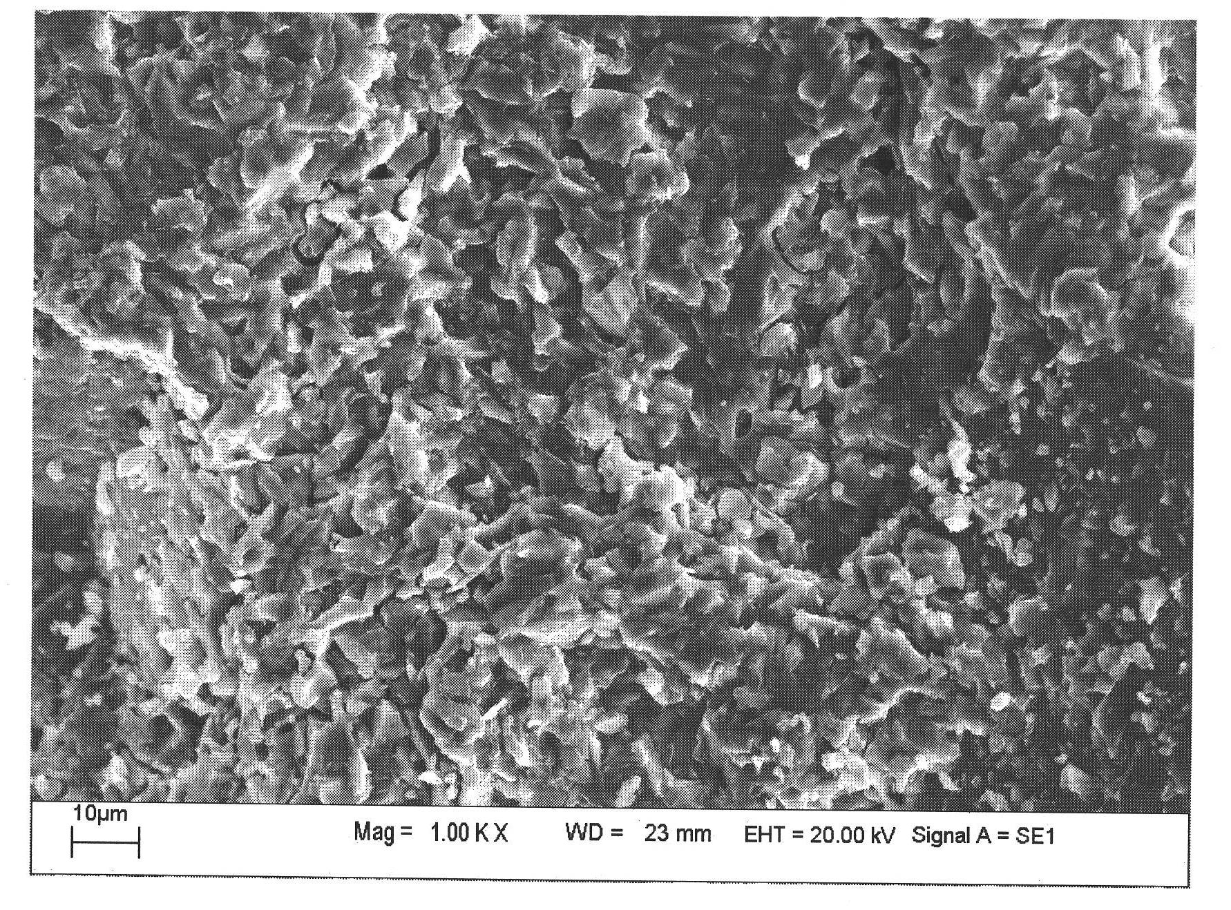 Method for preparing diamond/silicon carbide ceramic matrix composite material