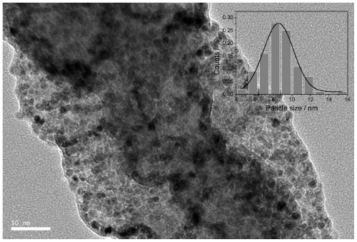 S-doped surface-wrinkled carbon fiber loaded Co and MnO nanoparticles and preparation method and application thereof