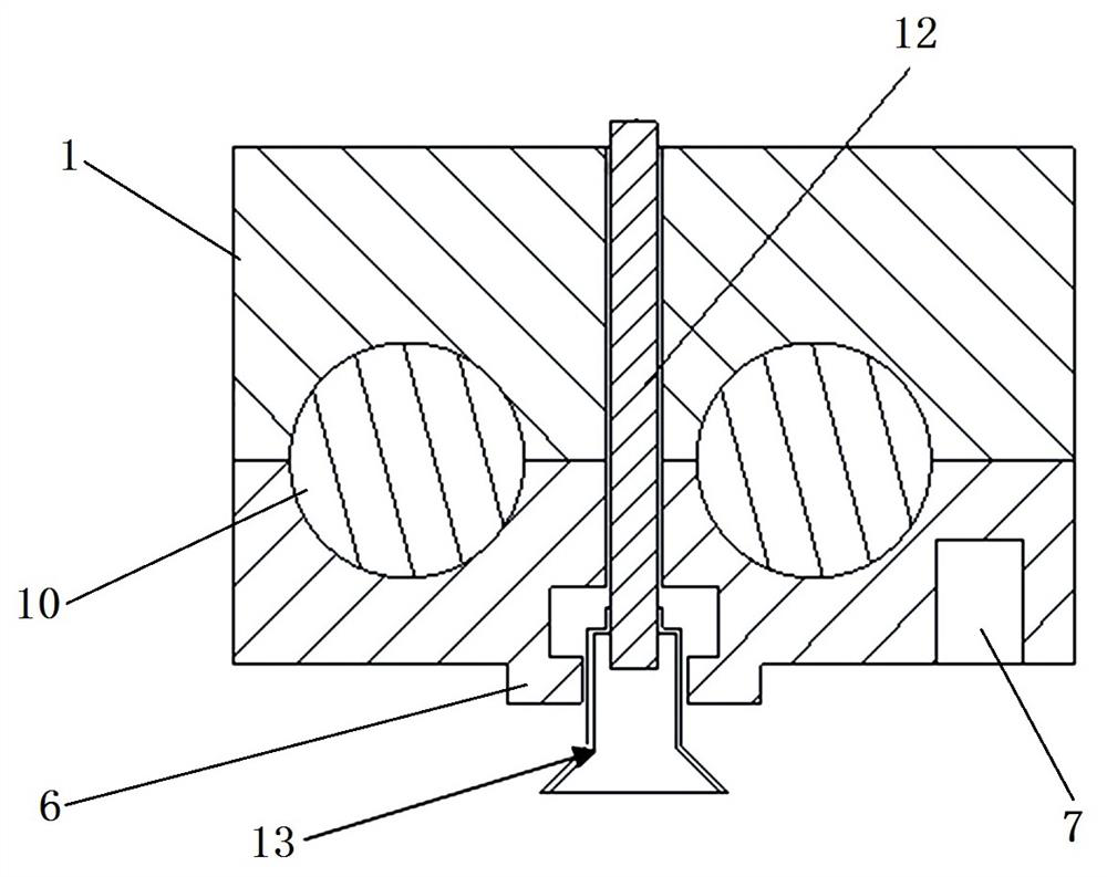 Clamping tool and method for adhesive connection of metal bipolar plates of fuel cells