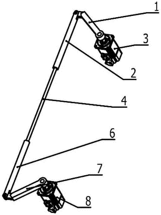 A rocket launch platform with adjustable rocket model and attitude