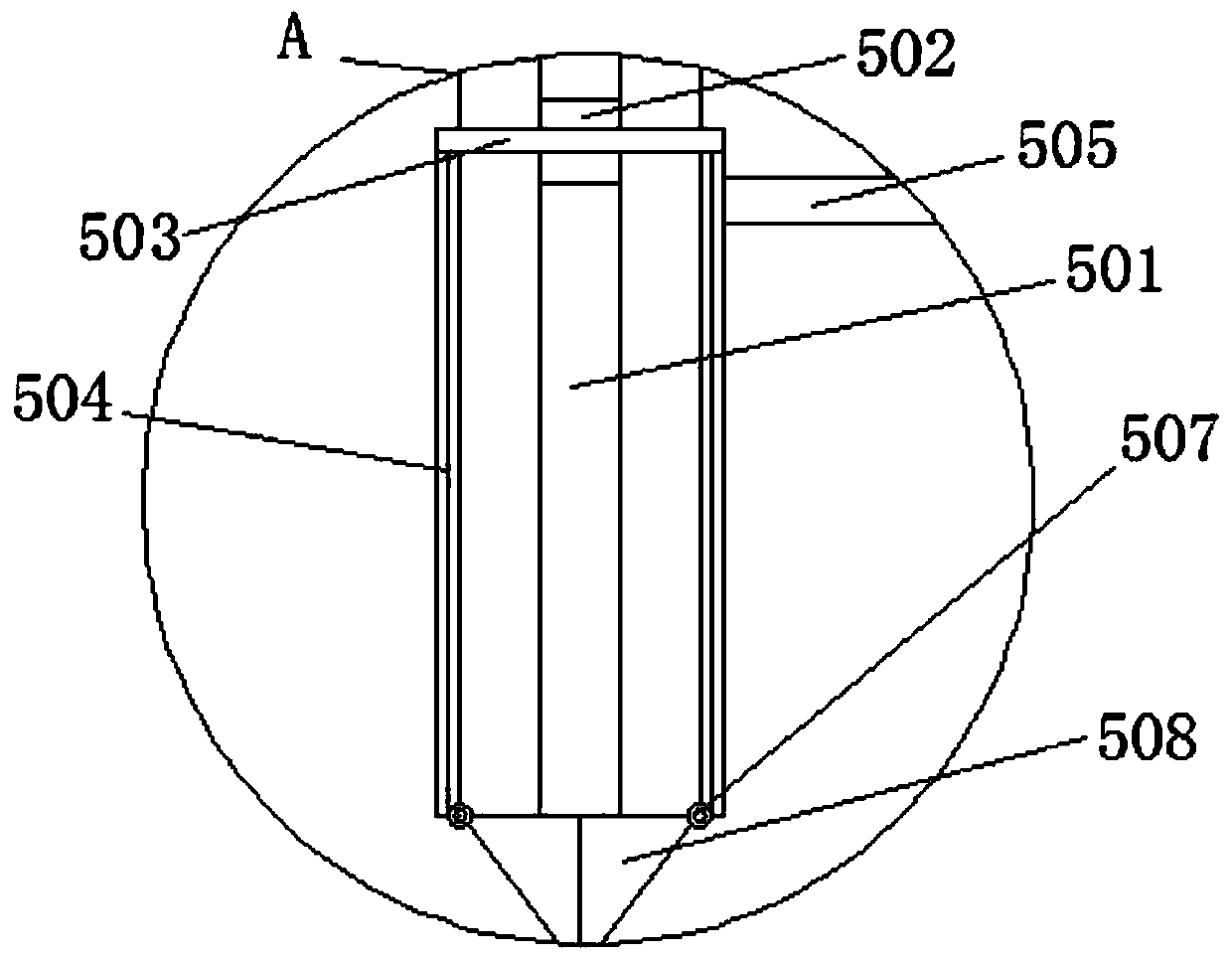 Seedling cultivation device for vegetable planting