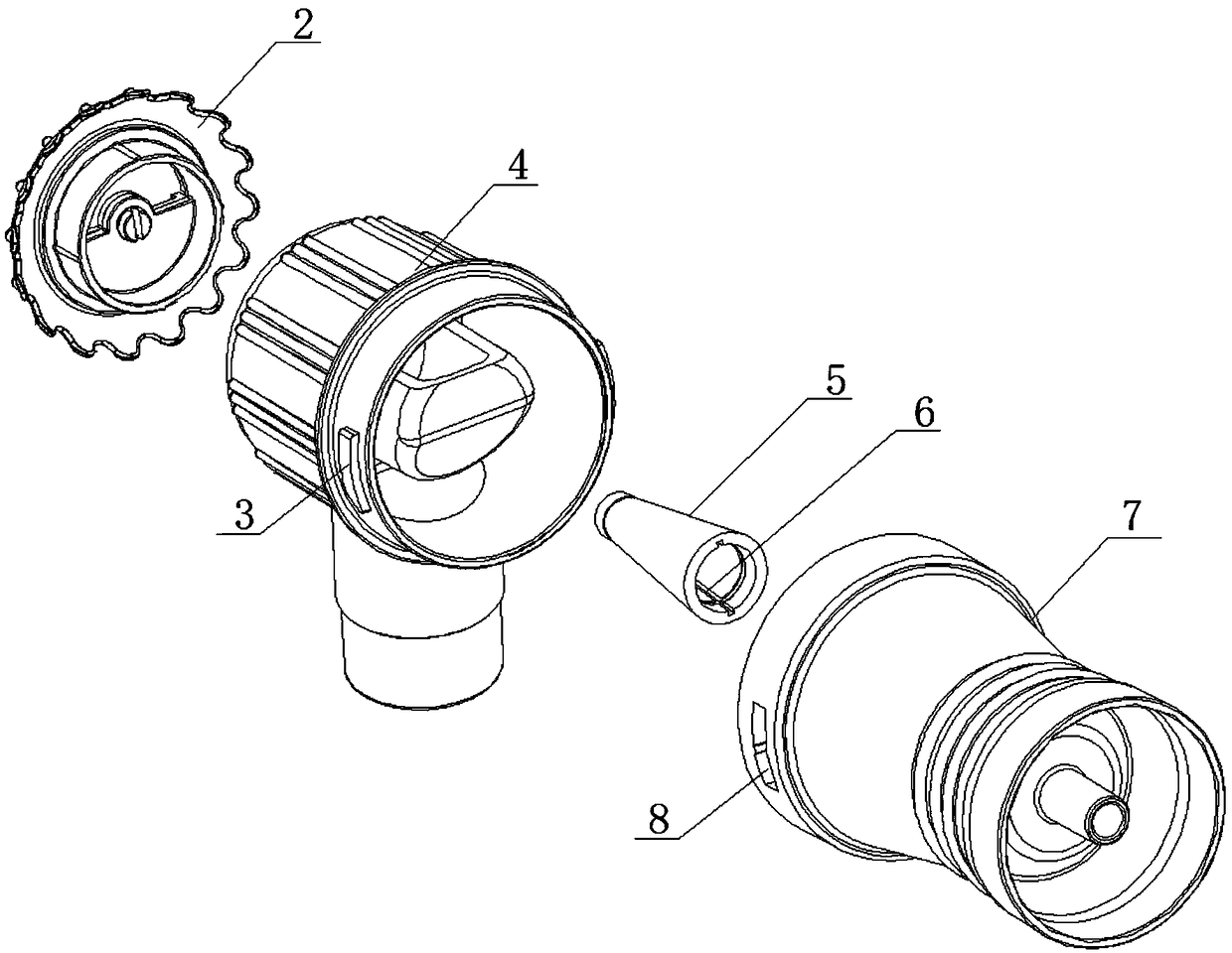 Medical administration atomizing cup